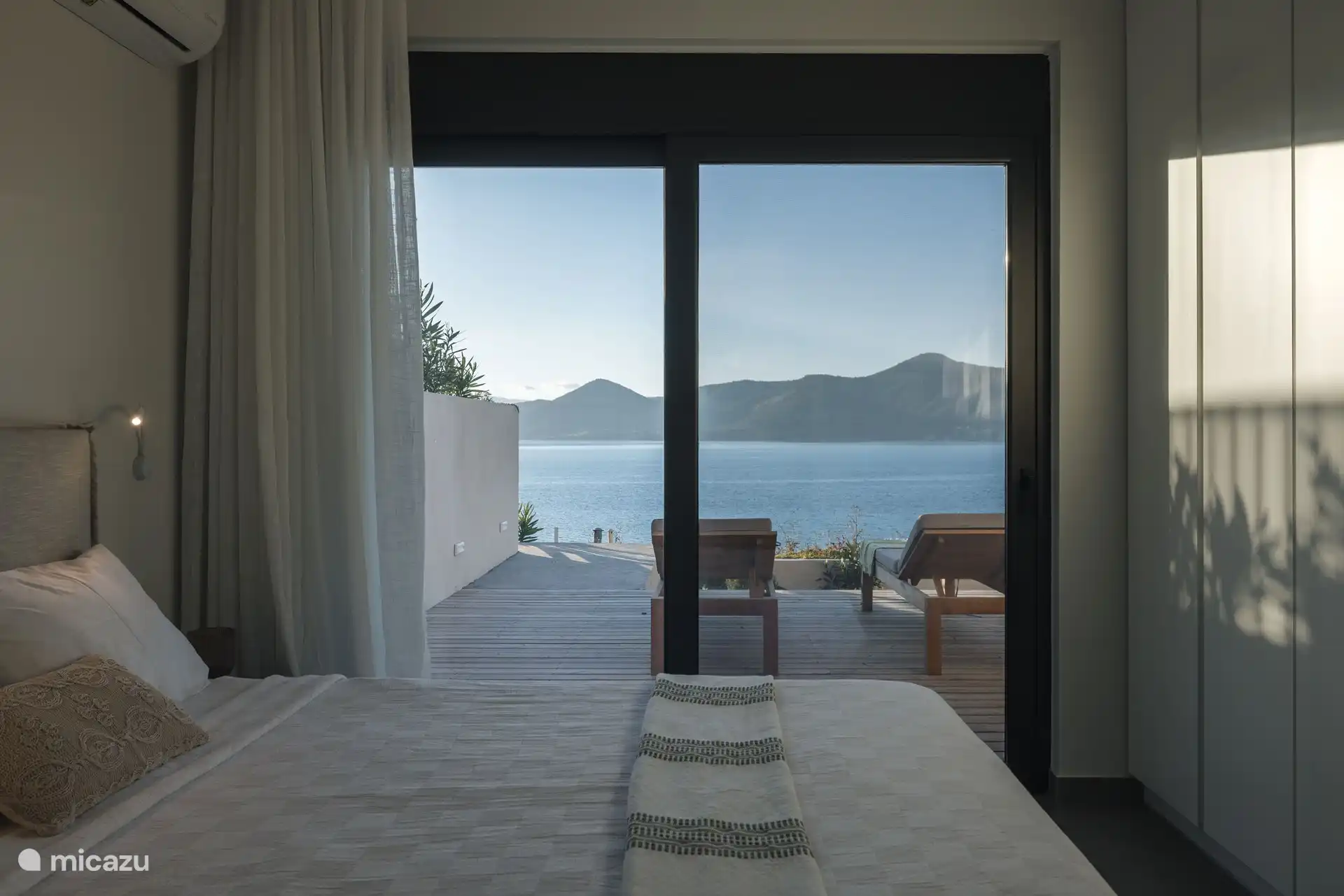 Bedroom and wardrobe