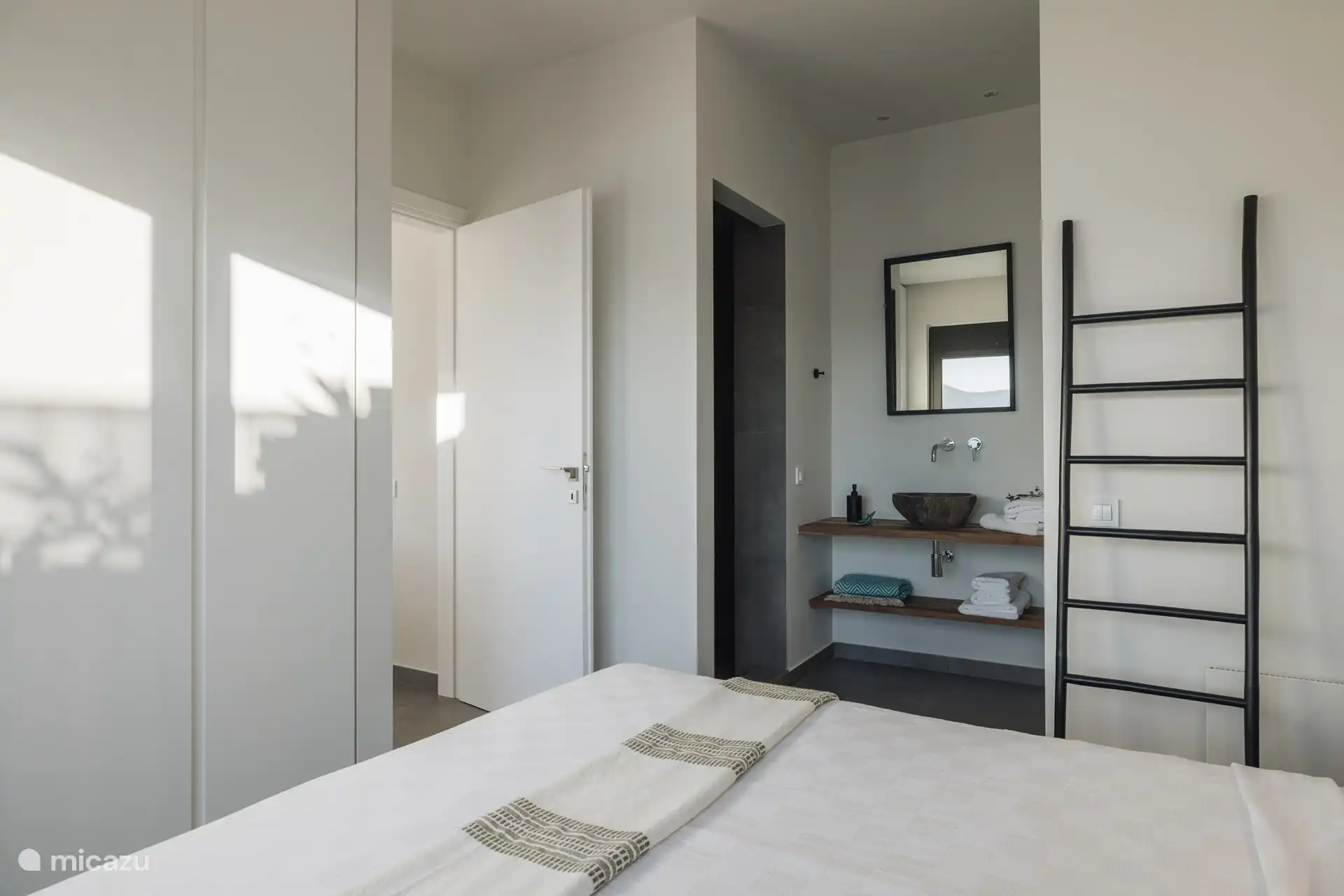 Master bedroom with bath