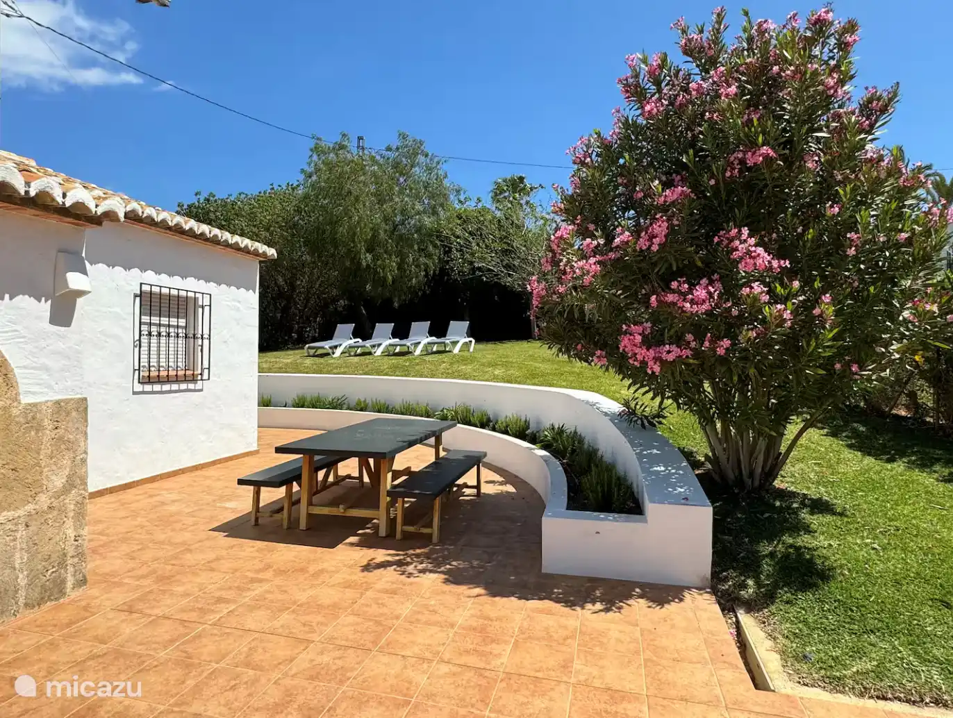 Sitzbereich im Freien