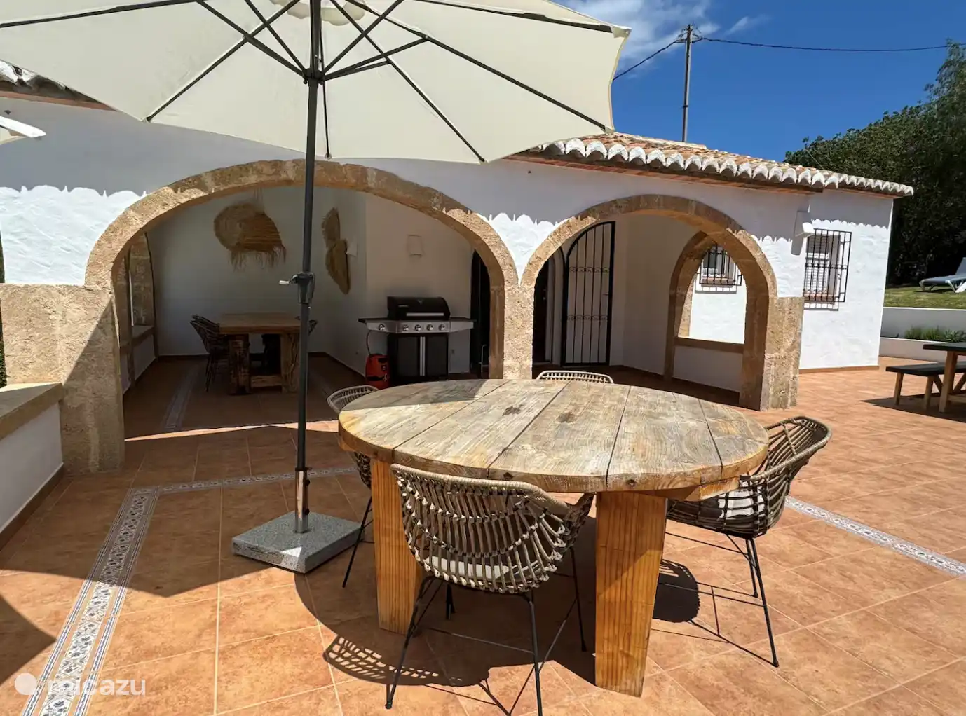 Sitzbereich im Freien