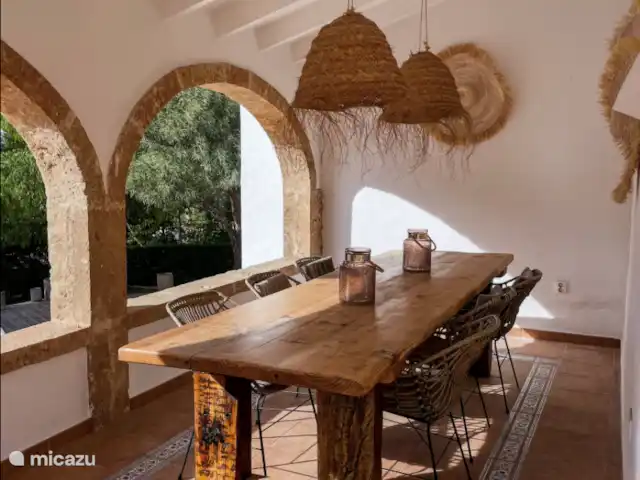 Villa individuelle à Javea  | Espagne, Costa Blanca, Jávea - villa Salle à manger extérieure couverte