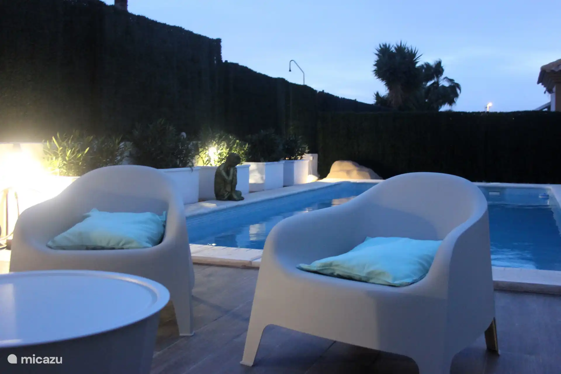 Evening with illumination