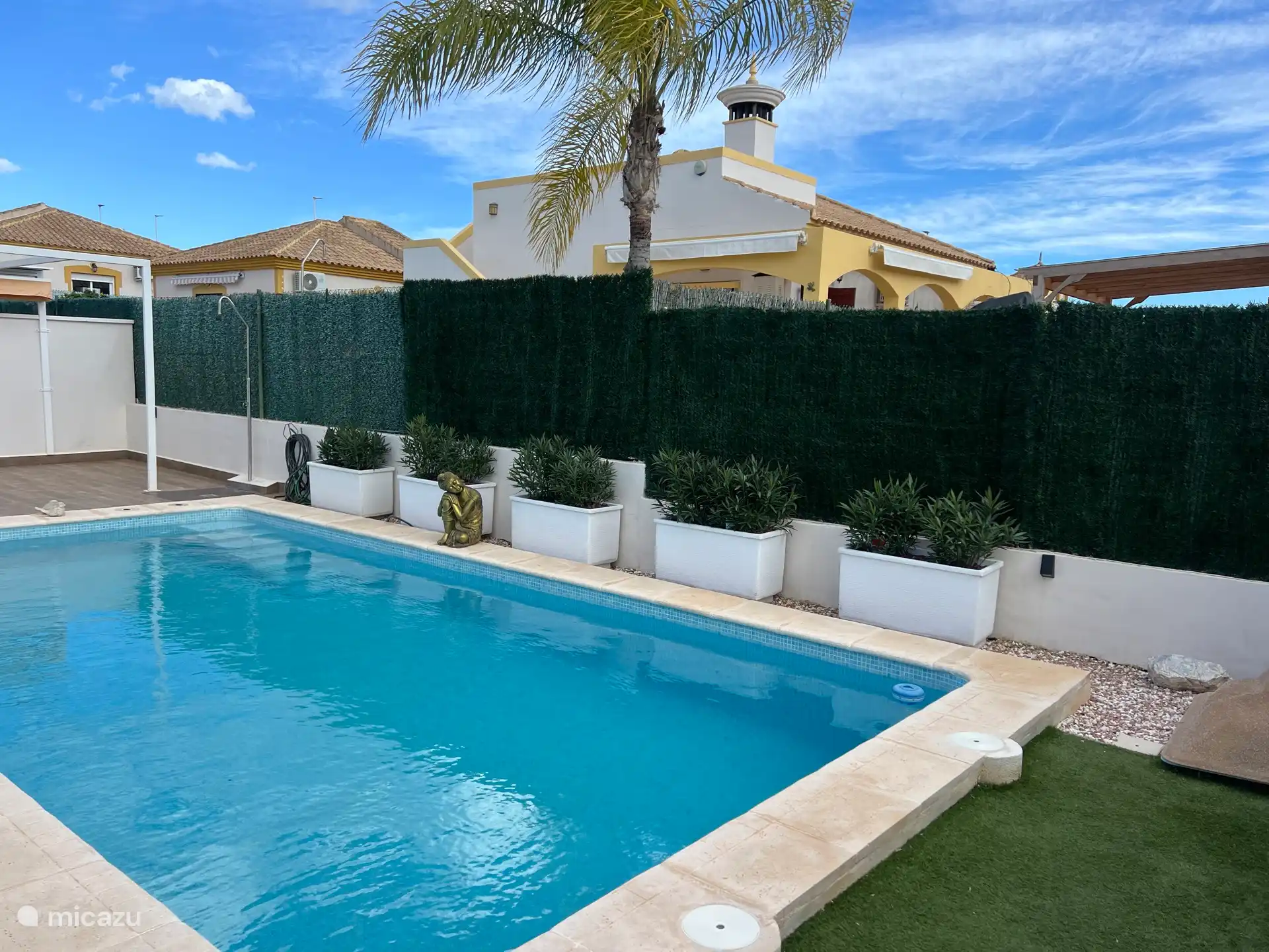 swimming pool with privacy 