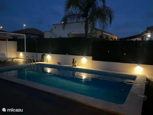 Casa Danielle | Espagne, Costa Cálida, Mazarrón - villa casa Danielle piscine le soir