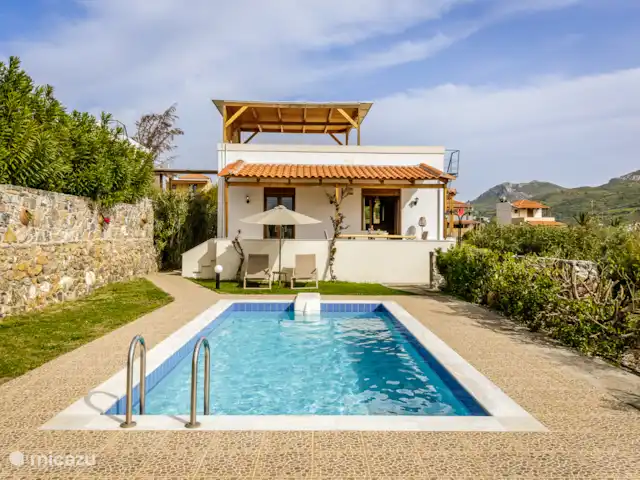 Lefkomyrto | Grèce, Crète, Lefkogia - maison de vacances Maison avec piscine
