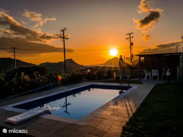 Lefkomyrto | Grèce, Crète, Lefkogia - maison de vacances Magnifique coucher de soleil