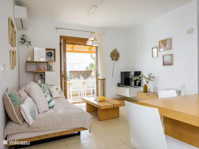 Lefkomyrto | Grèce, Crète, Lefkogia - maison de vacances Le salon cosy