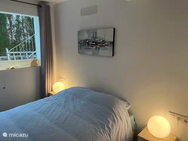 Location de Vacances Espagne, Costa Blanca, Benissa, appartement - Appartement àVilla El Loto Blanco  Chambre avec lit double.