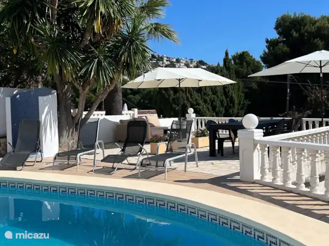 Location de Vacances Espagne, Costa Blanca, Benissa, appartement - Appartement àVilla El Loto Blanco  Piscine et terrasse.