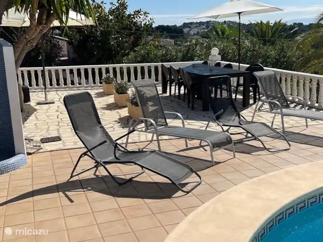 Location de Vacances Espagne, Costa Blanca, Benissa, appartement - Appartement àVilla El Loto Blanco  Terrasse de la piscine Hat.