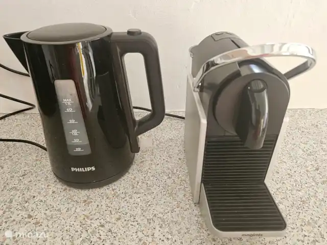 Villa Karawara en Curazao, Bandabou (oeste), Cas Abao - casa vacacional Cafetera y hervidor de agua