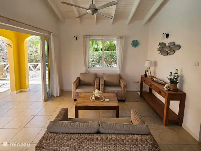 Villa Karawara en Curazao, Bandabou (oeste), Cas Abao - casa vacacional Salón
