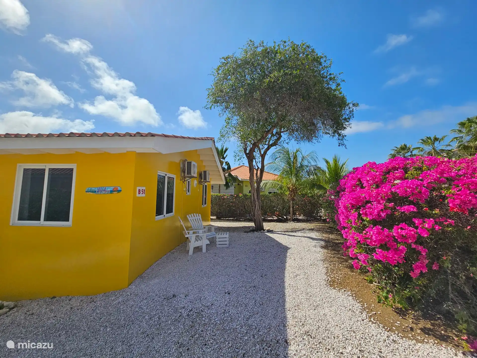 Direkt vor dem Garten