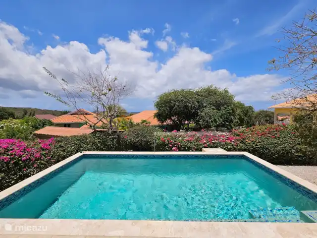 Villa Karawara en Curazao, Bandabou (oeste), Cas Abao - casa vacacional Piscina con vistas al mar