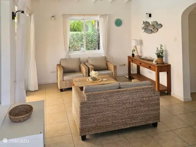 Villa Karawara en Curazao, Bandabou (oeste), Cas Abao - casa vacacional Salón