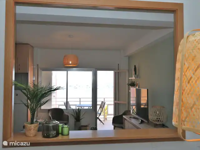 Vue sur la mer directement sur la plage | Espagne, Costa Cálida, Lo Pagán - appartement Salon