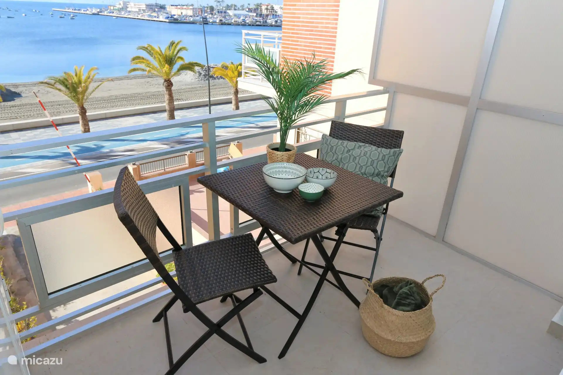 Meerblick direkt am Strand in Spanien, Costa Cálida, Lo Pagán - Appartement