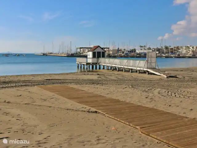 Vue sur la mer directement sur la plage | Espagne, Costa Cálida, Lo Pagán - appartement Vue sur la mer directement sur la plage