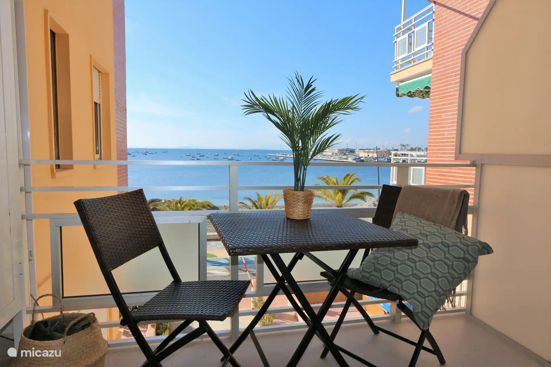Meerblick direkt am Strand in Spanien, Costa Cálida, Lo Pagán - Appartement