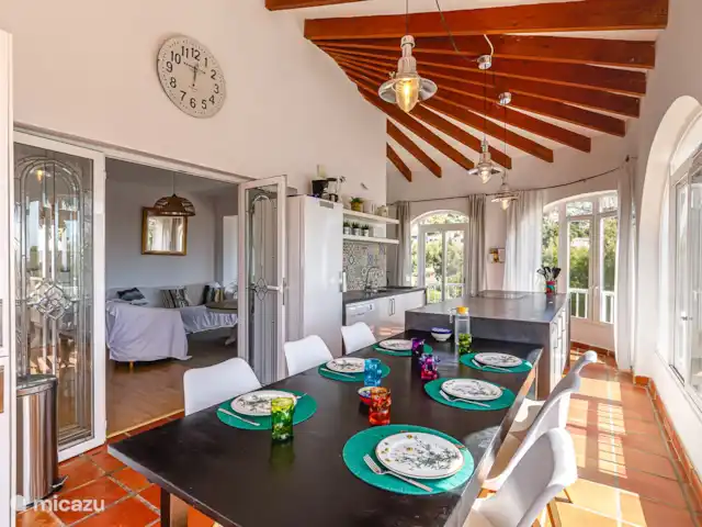 Santa Belgica | Espagne, Costa Blanca, Altea la Vieja - villa Salle à manger dans le bâtiment principal