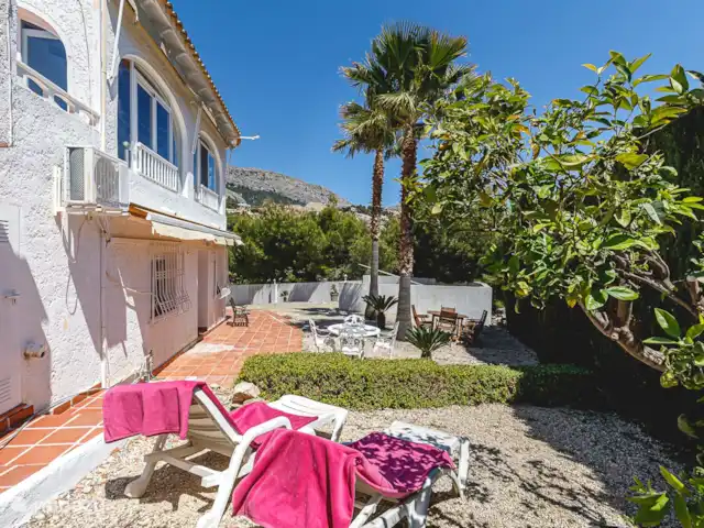 Santa Belgica | Espagne, Costa Blanca, Altea la Vieja - villa jardin extérieur