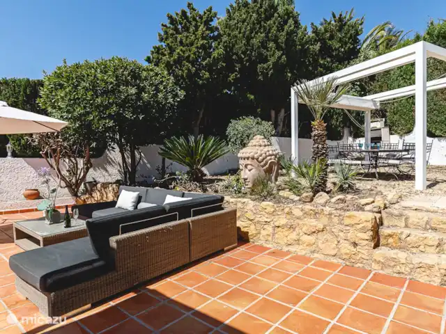 Santa Belgica | Espagne, Costa Blanca, Altea la Vieja - villa Salon extérieur dans le jardin et la salle à manger
