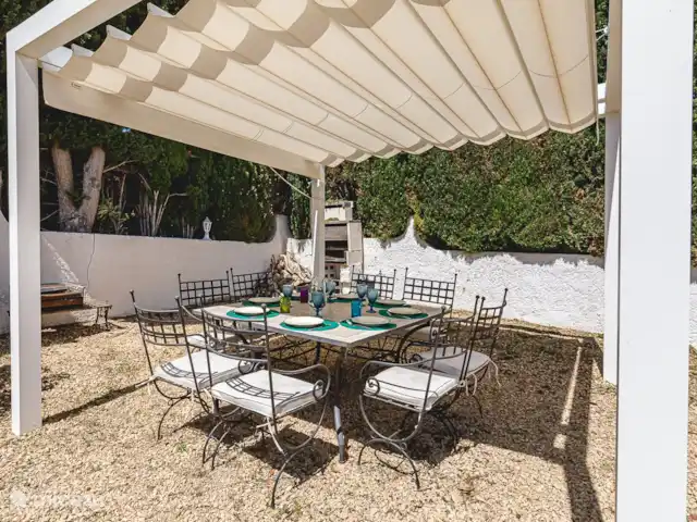 Santa Belgica | Espagne, Costa Blanca, Altea la Vieja - villa Salle à manger extérieure