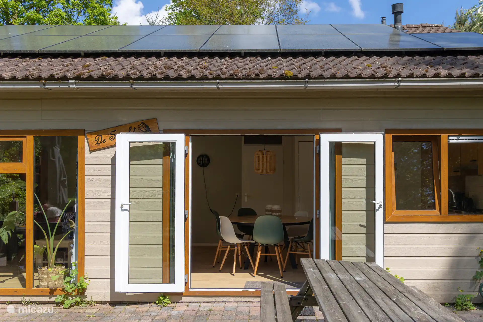 Openslaande deuren naar terras