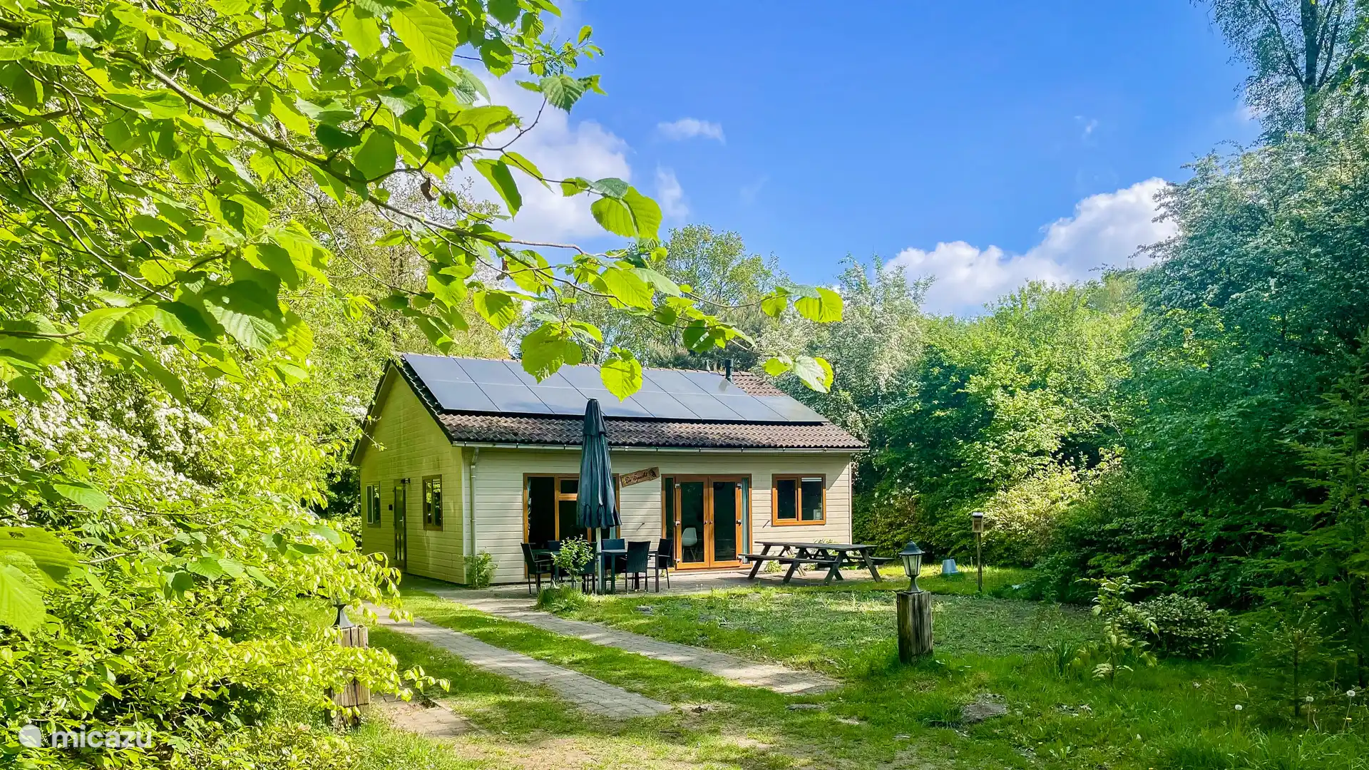 Wandelen, Nederland, Drenthe, Westerbork, vakantiehuis Natuurhuisje De Specht
