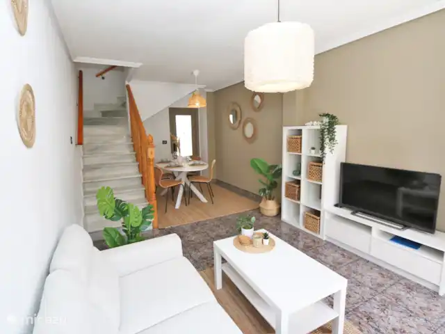Location de Vacances Espagne, Murcia, San Pedro del Pinatar, maison de vacances - Maison mitoyenne à San Pedro del Pinatar  Salon avec salle à manger