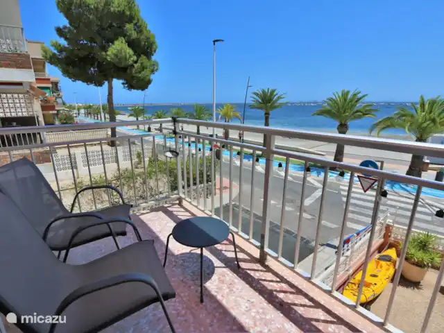 Location de Vacances Espagne, Murcia, San Pedro del Pinatar, appartement - Luxe sur la côte avec vue sur la mer Balcon et vue sur celui-ci