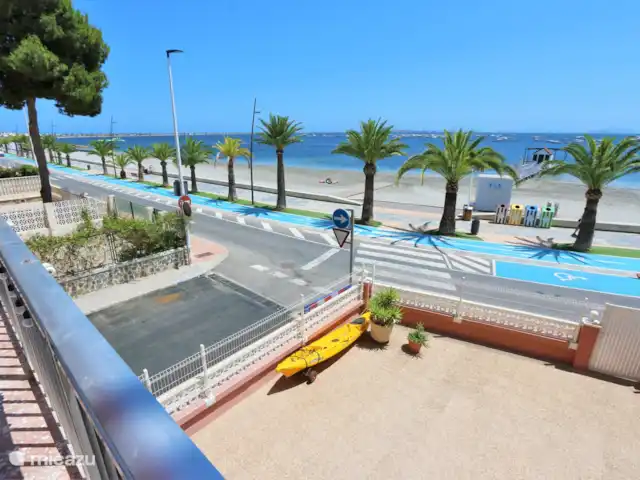 Location de Vacances Espagne, Murcia, San Pedro del Pinatar, appartement - Luxe sur la côte avec vue sur la mer Vue depuis le balcon