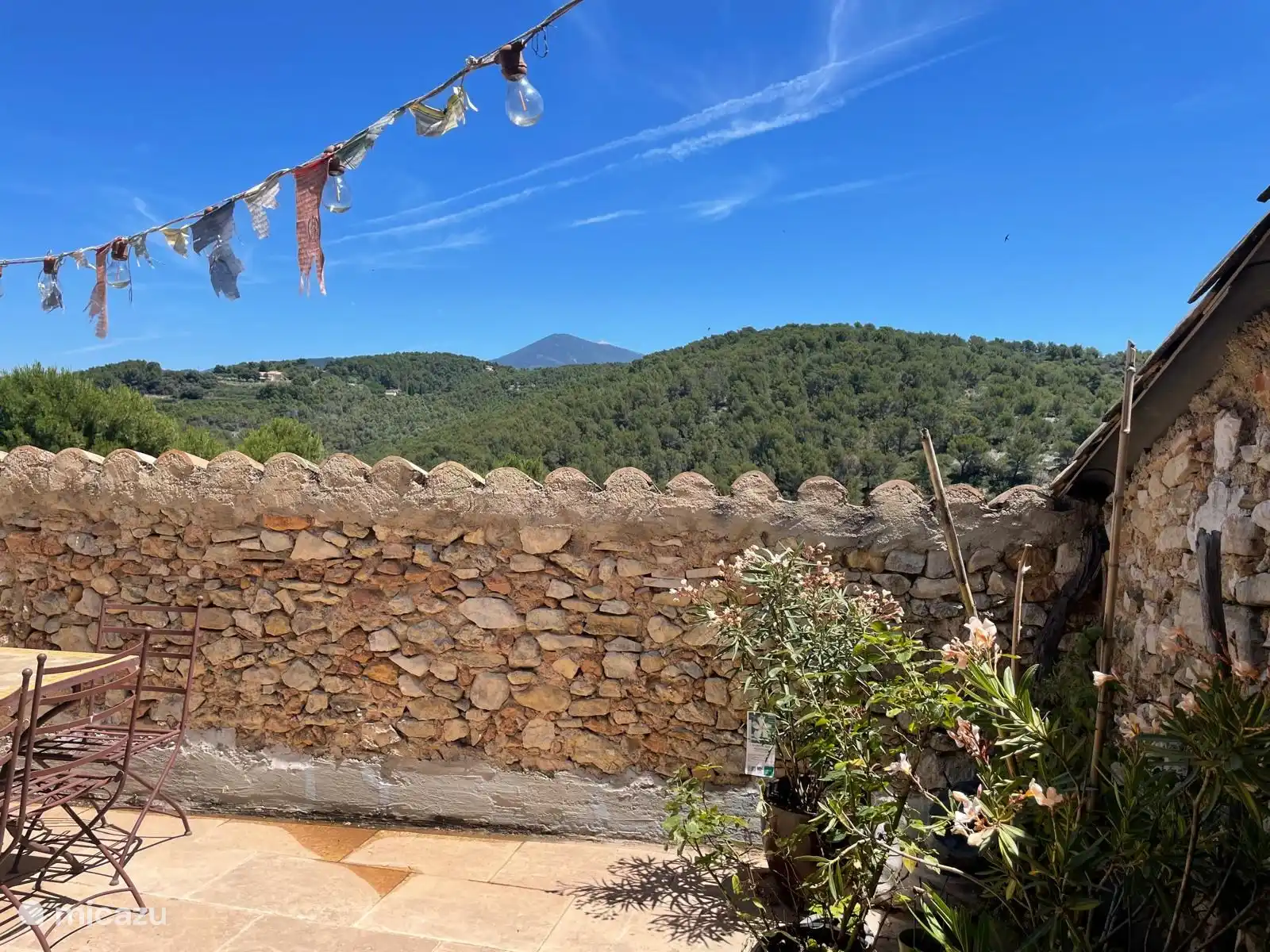 Vista del Mont Ventoux desde la terraza
