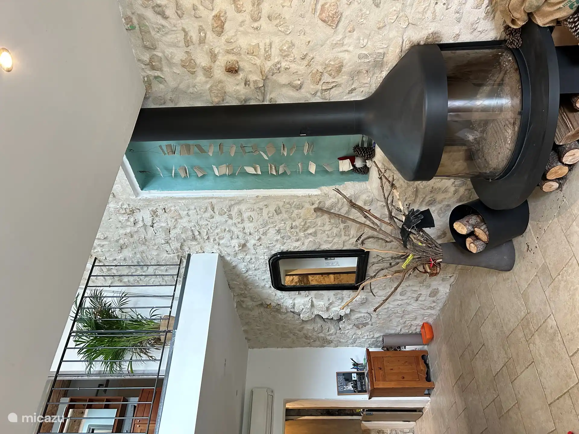 Chimenea en el salón