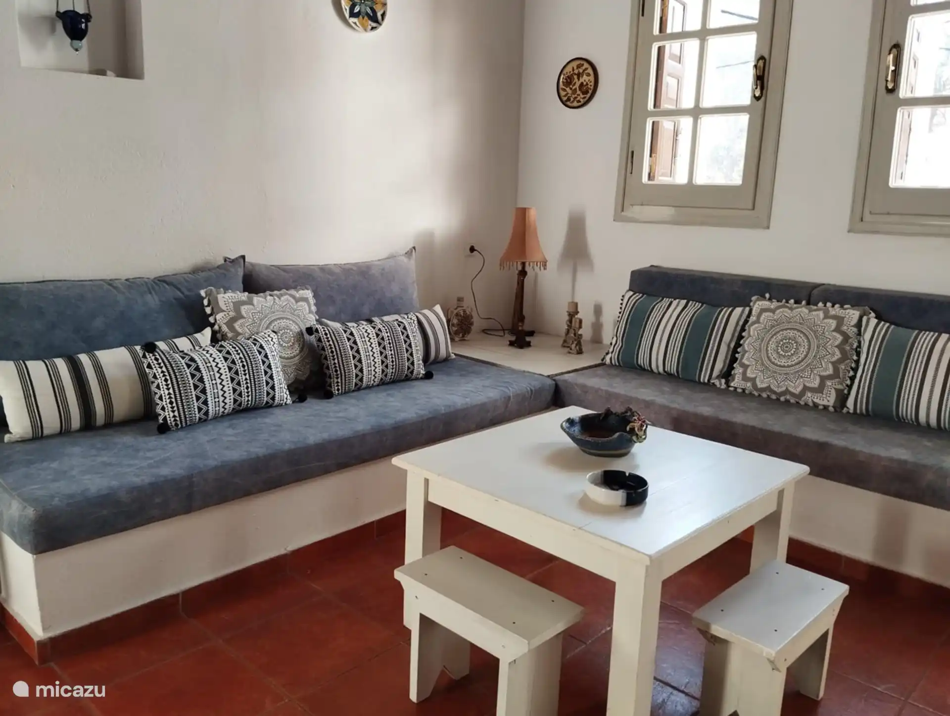 Villa Katerina - Menelaos Apartment- Wohnzimmer