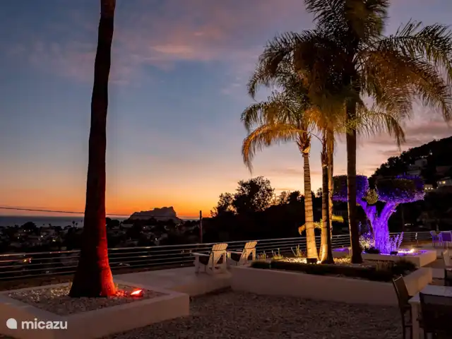 Villa El Panorama | Espagne, Costa Blanca, Moraira - villa Éclairage d’ambiance dans le jardin
