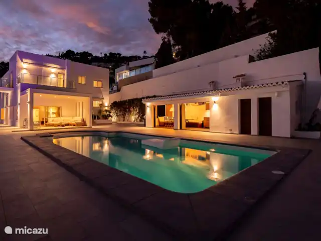 Villa El Panorama | Espagne, Costa Blanca, Moraira - villa Éclairage d’ambiance dans le jardin
