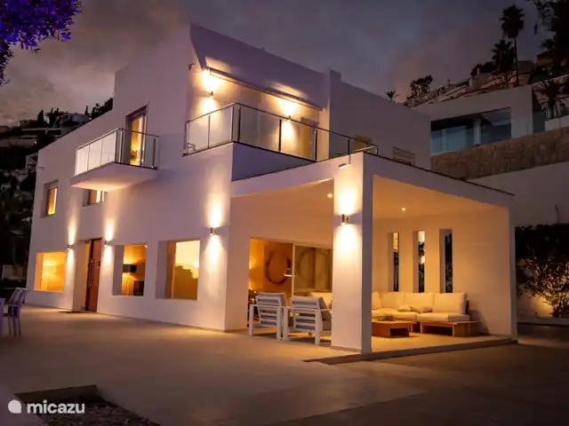 Villa El Panorama | Espagne, Costa Blanca, Moraira - villa Éclairage d’ambiance dans le jardin