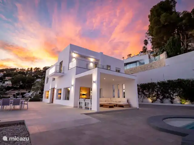 Villa El Panorama | Espagne, Costa Blanca, Moraira - villa Éclairage d’ambiance dans le jardin