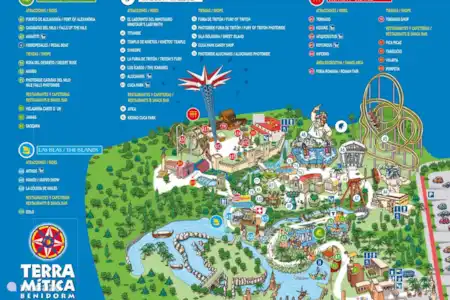 5 parcs à thème à Benidorm : Mundomar, Terra Natura, Aqualandia, Aqua Natura et Terra Mítica