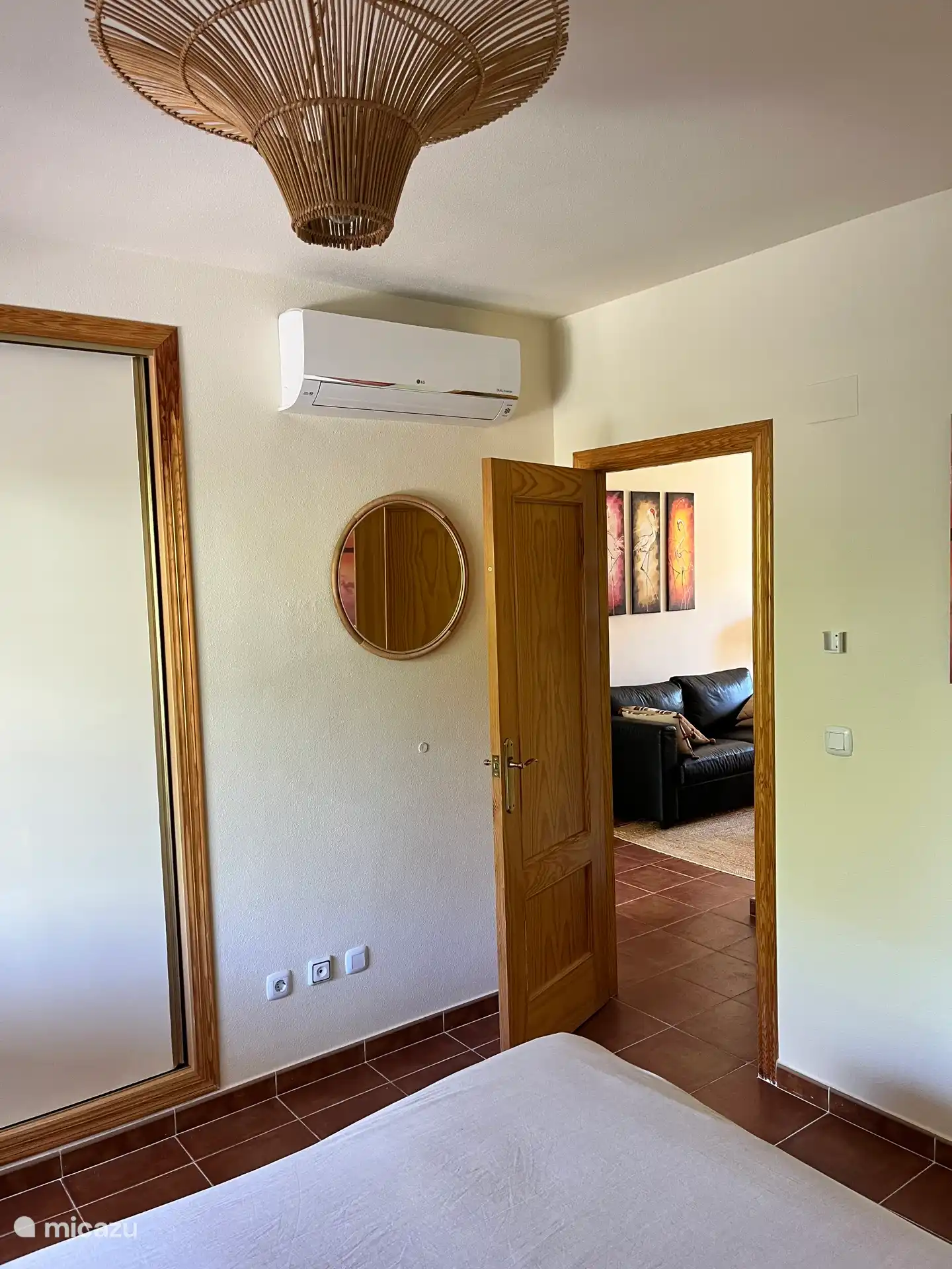 Klimaanlage im Schlafzimmer 