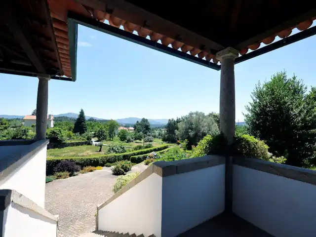 villa huren in Portugal, Costa Verde, Ponte De Lima – Villa Tobias Uitzicht over de oprit