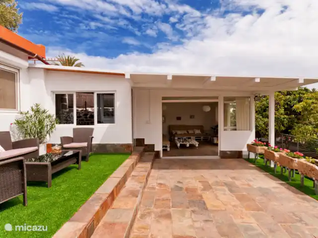 Finca Fruta huren in Spanje, Gran Canaria, Ingenio - villa Het terras
