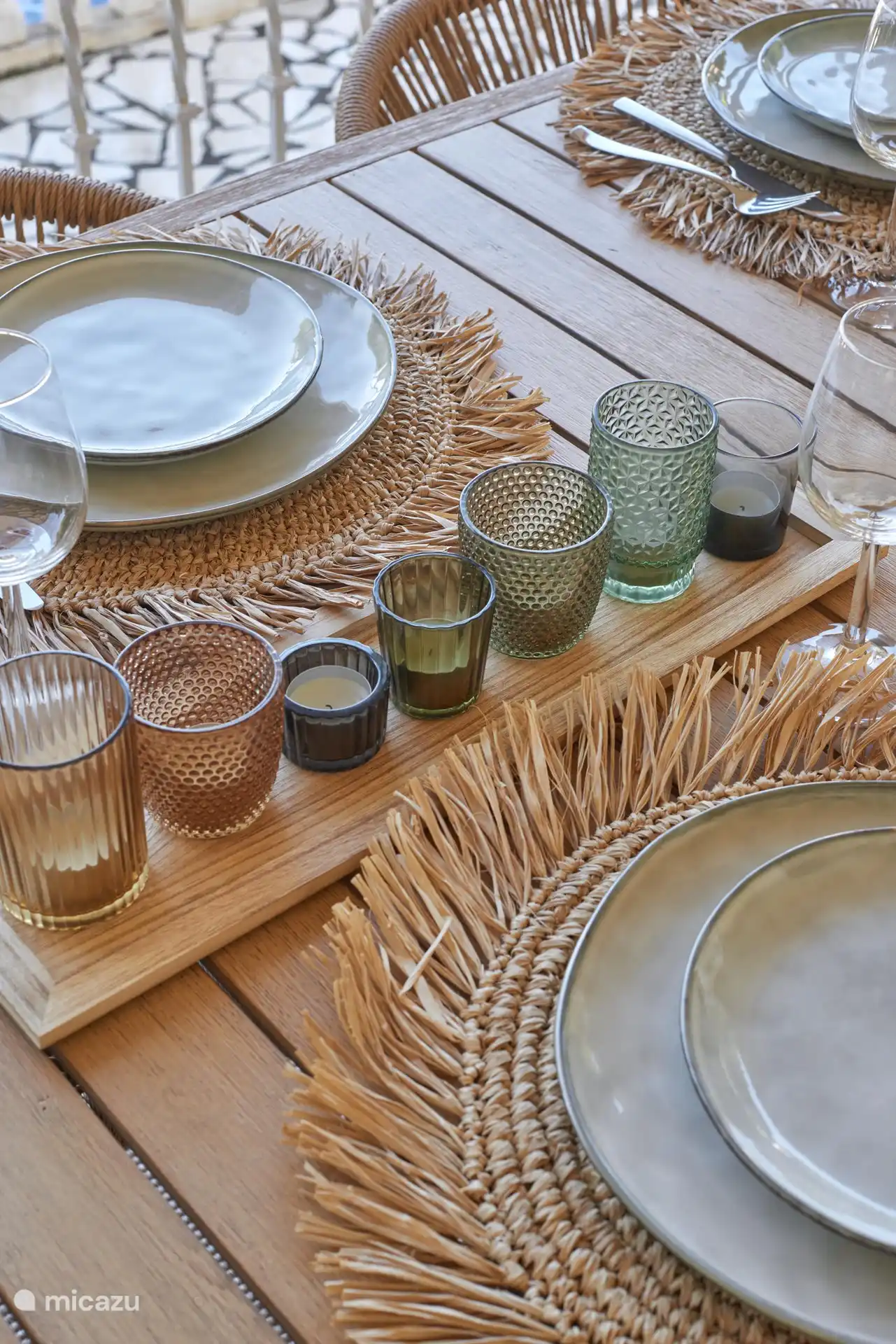 Mesa de comedor al aire libre