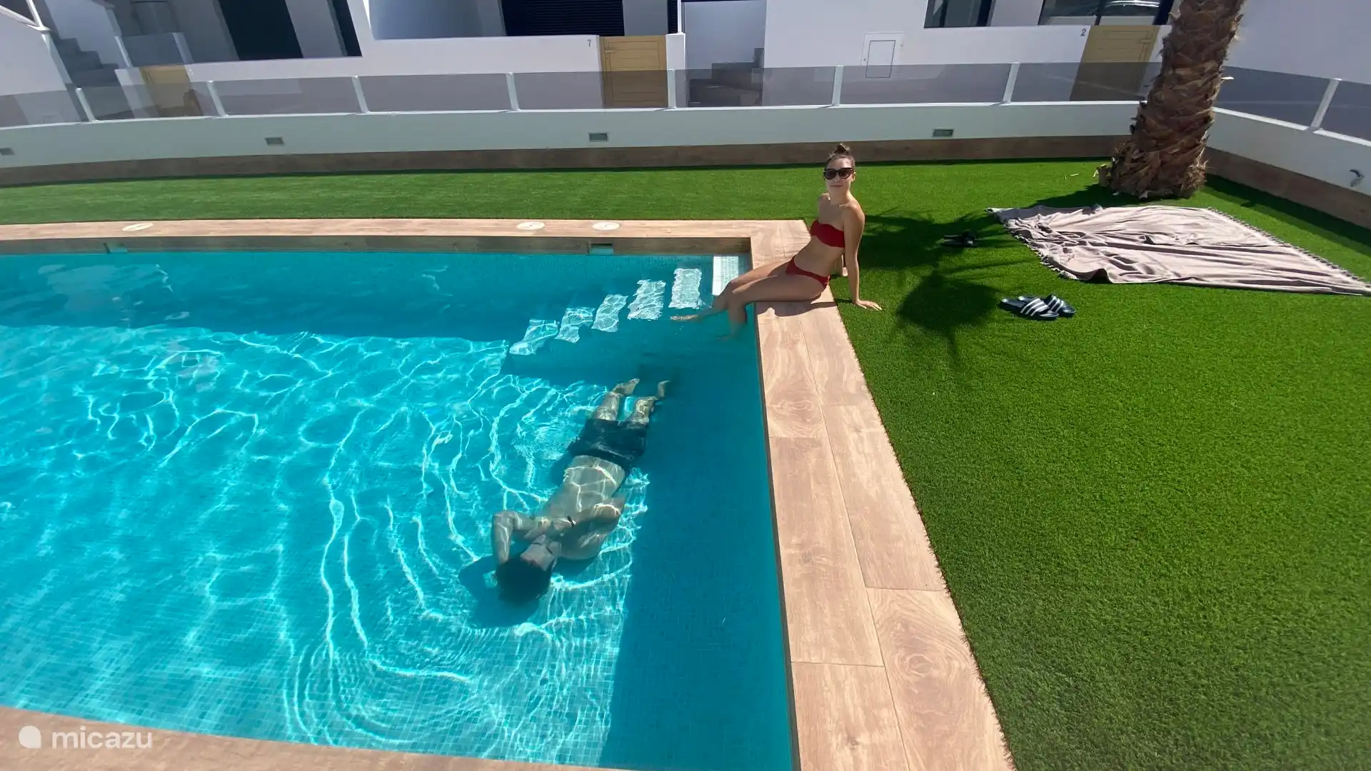 Small community swimming pool