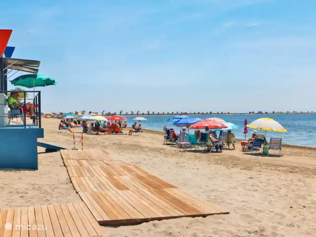Villamar dichtbij alles op Zuid huren in Spanje, Murcia, San Pedro del Pinatar - appartement De stranden langs de Mar Menor op slechts 1 kilometer afstand.