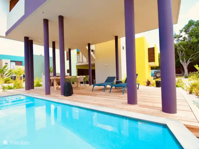 Villa Earth privé zwembad Ecoresort huren in Curaçao, Curacao-Midden, Boca St. Michiel - villa
