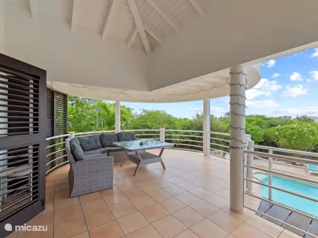Cas Coral en Curazao, Bandabou (oeste), Coral Estate, Rif St.Marie - villa Precioso porche grande