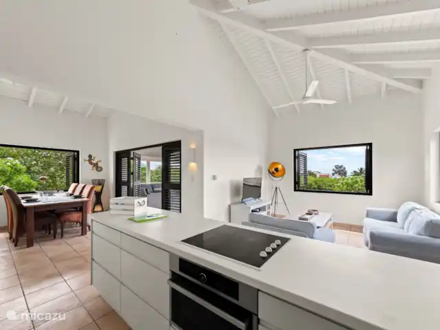 Cas Coral en Curazao, Bandabou (oeste), Coral Estate, Rif St.Marie - villa Cocina abierta