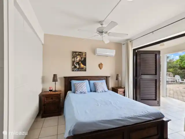 Cas Coral en Curazao, Bandabou (oeste), Coral Estate, Rif St.Marie - villa Dormitorio principal